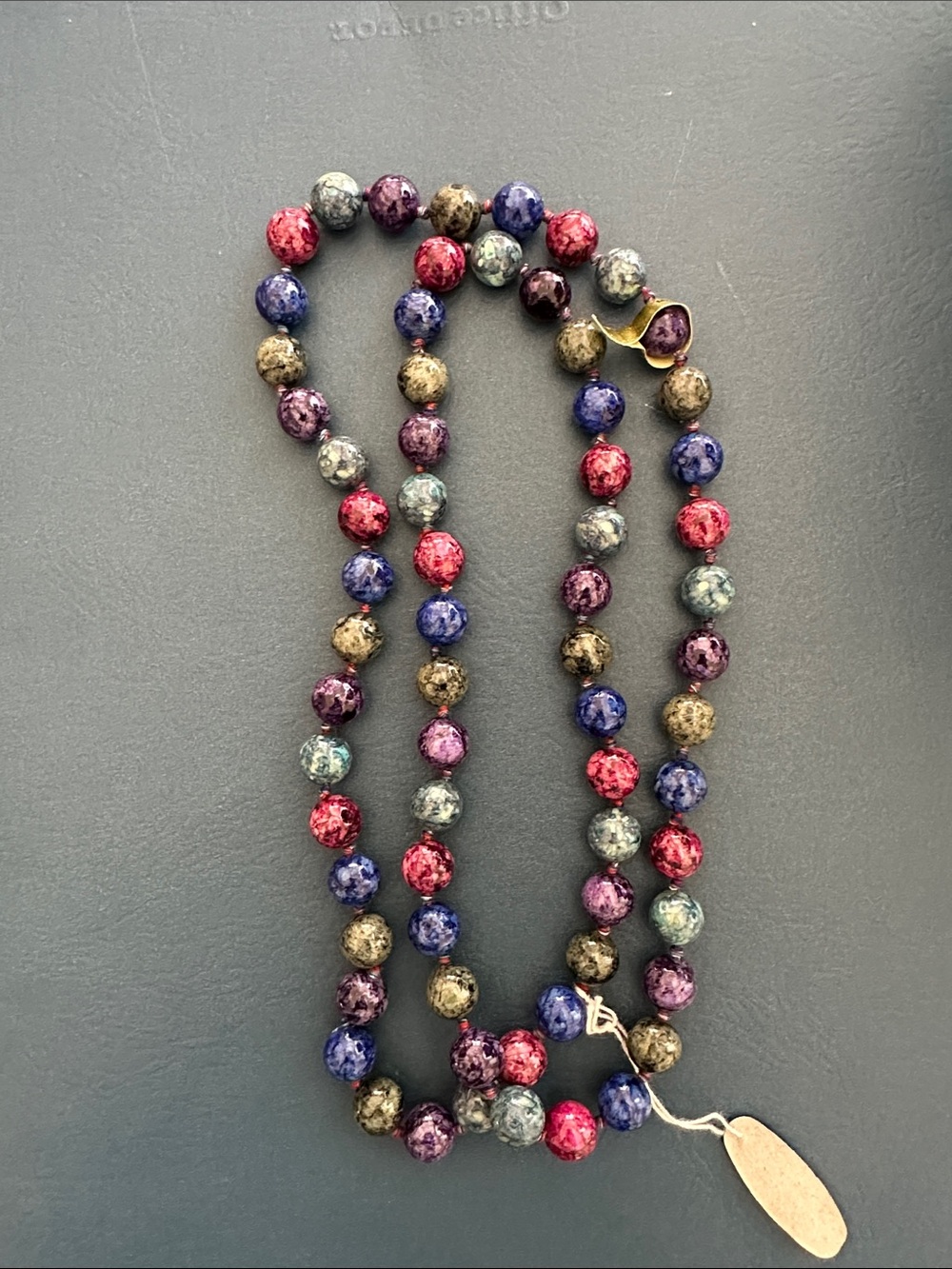 Vintage Semi Precious Stones Necklace